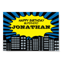 Super-herói Themed Poster