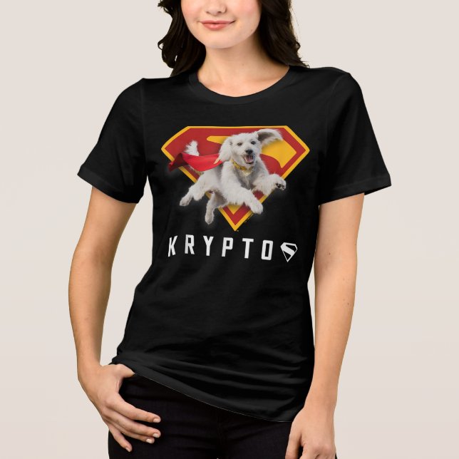Super-Homem (Filme 2025) Krypto Shield T-Shirt (Frente)