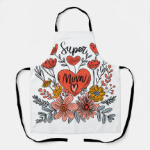 Super Mãe Floral Apron