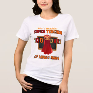 Super Professor 100 dias de escola - personalizado