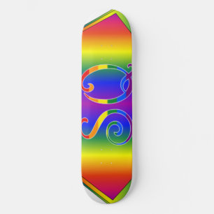 Super Queer (SQ) Orgulho gay Cabo Skateboard de 8½