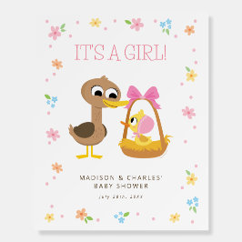 Super Simples | chá de fraldas de Garota de 5 Pato