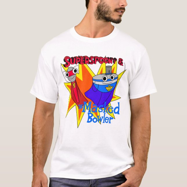 Superheróis Cereais Camisa Unisex (Frente)