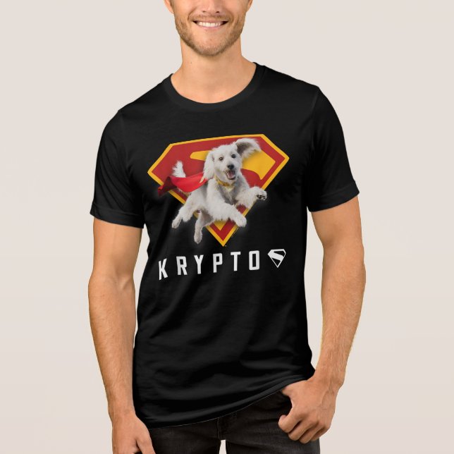 Superman (2025 Movie) Krypto Shield T-Shirt (Frente)