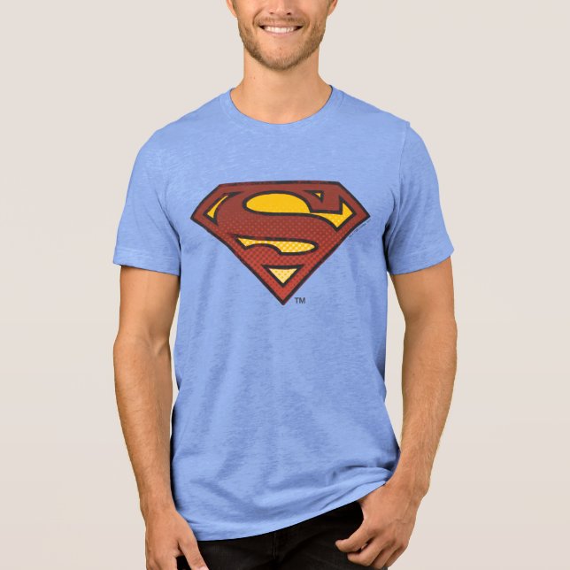 Superman S-Shield | Logotipo de pontos desbotados (Frente)