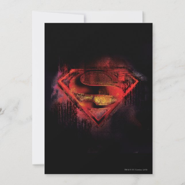 Superman S-Shield | Logotipo pintado (Frente)