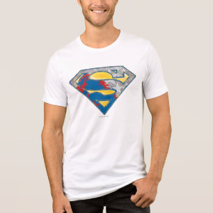 Superman S-Shield   Logotipo preto amarelo da Cinz