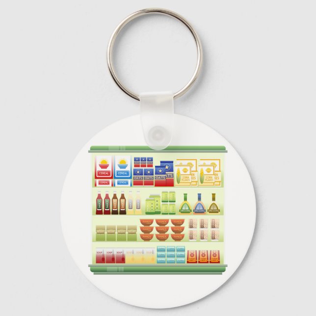 Supermarket Goods Shelf Chaveiro (Frente)