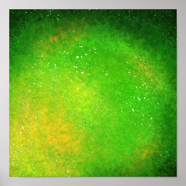 Supernova Verde - Impressão de Arte Digital Vibran (Frente)