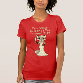 Superou a Concorrência Camiseta de Solteira Raposa