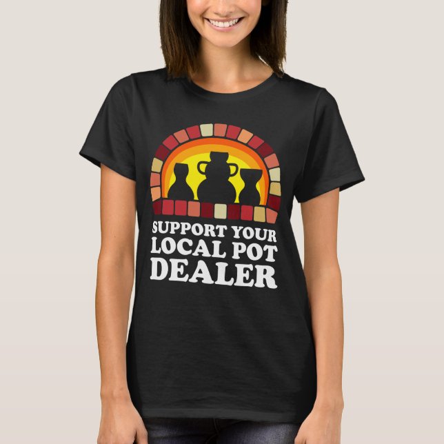 Suportar Sua Camiseta De Pote Local (Frente)