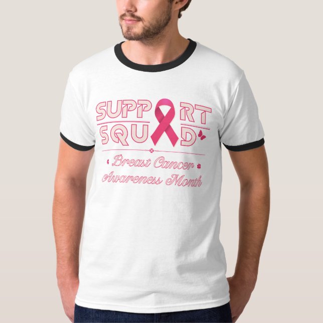 Suporte a camiseta de sensibilização de Canceres d (Frente)