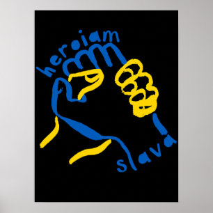 Suporte à Ucrânia Poster