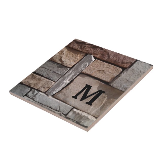 Suporte de Alvenaria Artesanal Monogramado (Lateral)