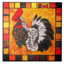suporte de azulejo de galo