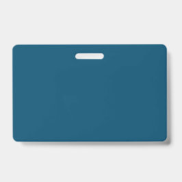 Suporte de Crachá de ID Azul Minimalista