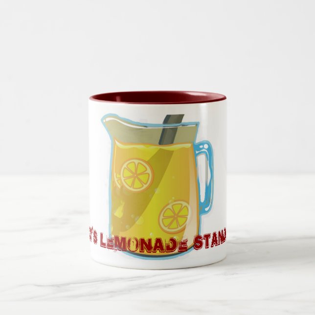 Suporte de limonada oxidado .com da caneca de café (Centro)