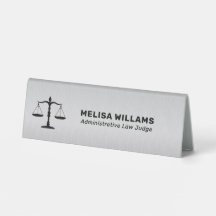 Suporte de Mesa Cinza Metálico com Logotipo Person