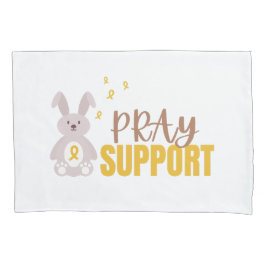 suporte de oração de cancer infantil Pillowcase