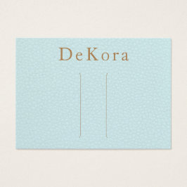 Suporte do Clipe do Cabelo do Couro Turquesa