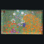 Suporte Para Cartão De Mesa Gustav Klimt Flower Garden Cottage Nature<br><div class="desc">Uma bela pintura de jardim - esta é uma pintura clássica de Gustav Klimt,  chamada Jardim de Algodão,  ou Jardim Bauergarten,  1907,  que é um close up de um jardim floral,  uma pintura floral colorida.</div>