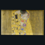 Suporte Para Cartão De Mesa Gustav Klimt - The Biss<br><div class="desc">Kuss Beijo/Der - Gustav Klimt em 1907-1908</div>