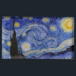 Suporte Para Cartão De Mesa Vincent Van Gogh - A noite de Starry<br><div class="desc">A Noite Estrelada / La nuit etoilee - Vincent Van Gogh em 1889</div>