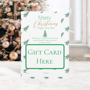 Suporte para Cartão de Presente de Árvore de Natal