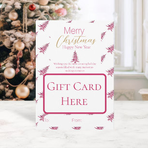 Suporte para Cartão de Presente de Árvore de Natal