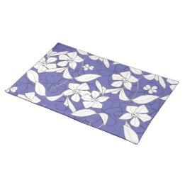 Suporte Para Prato Flores brancas, desenhadas à mão, modernas, num pi
