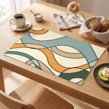 Japandi Minimalista Mostarda Salvia Boho Abstrato