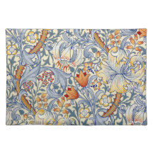 Papel de Parede Vitoriano Gold Lily de William Mor