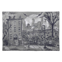 Placemats Dia das Bruxas-temático