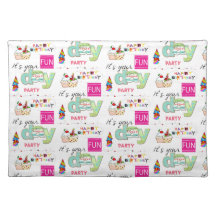 Placemes FUN Cupcake Feliz Aniversário