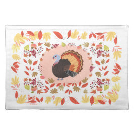 Suporte Para Prato Turquia e Folhas de Ação de Graças