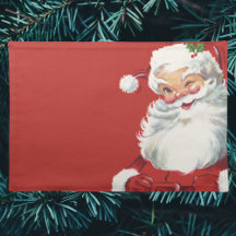Natal Antigo, Papai Noel Alegre Piscando