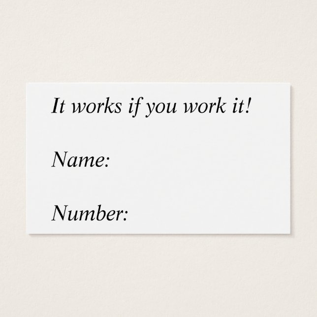 Suporte, patrocínio, Cartões de Número de Fellowsh (Verso)