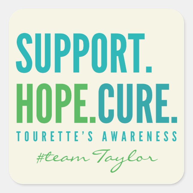 Suporte Personalizado Esperança Cura Adesivos Etiq (Frente)