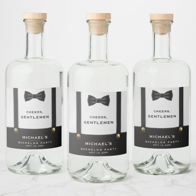 Suportes Gravata Borboleta Aplausos Cavalheiros De (Garrafas)