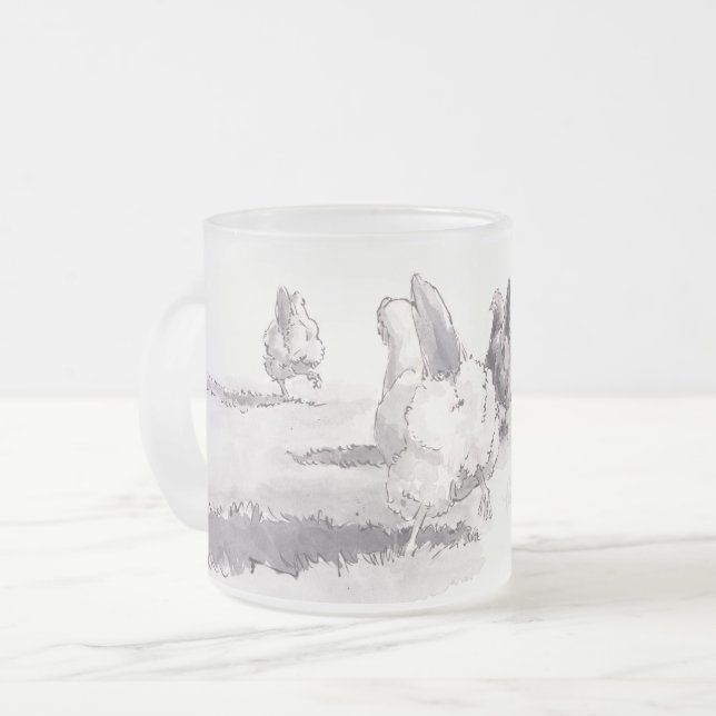 Suposição que? Caneca do short do fosco do bumbum (Frente Esquerda)