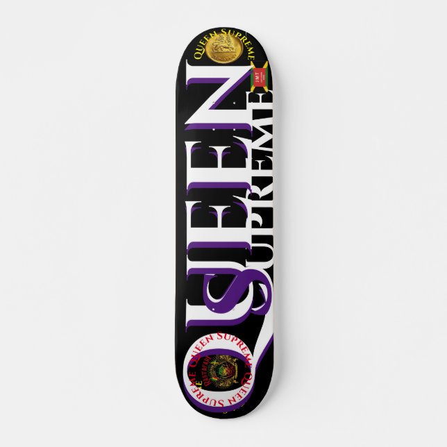 SUPREMA RAINHA JMT 7 3/4" Skateboard Deck (Frente)