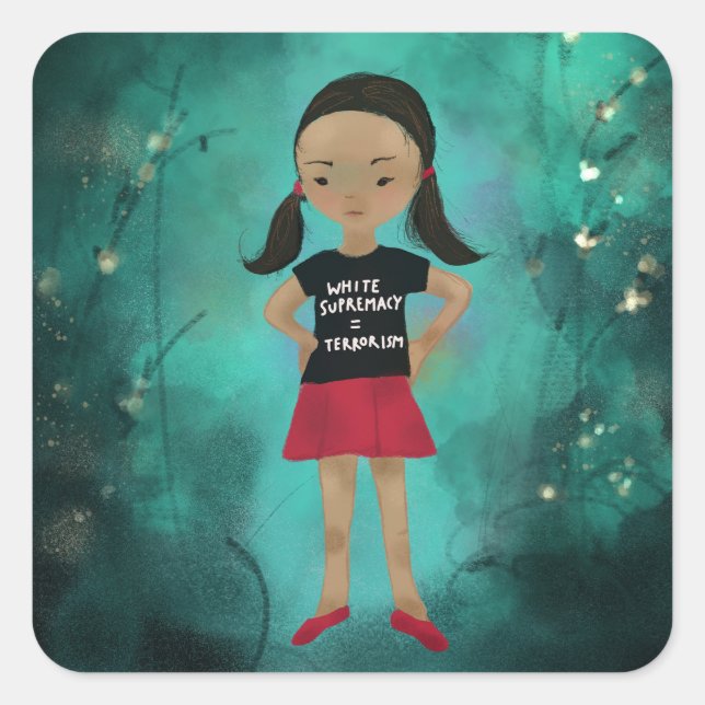 Supremacia Branca é adesivo do Terrorismo (Frente)