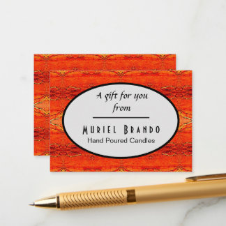 Suprimentos da Rustic Candle Company - Cartão Incl