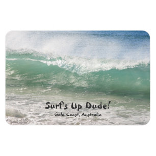 Surf acima do gajo, Gold Coast - ímã