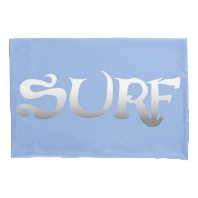 Surf azul estampillowcase 2 (Frente)
