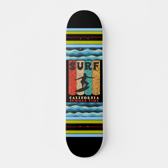 Surf California Skateboard (Frente)