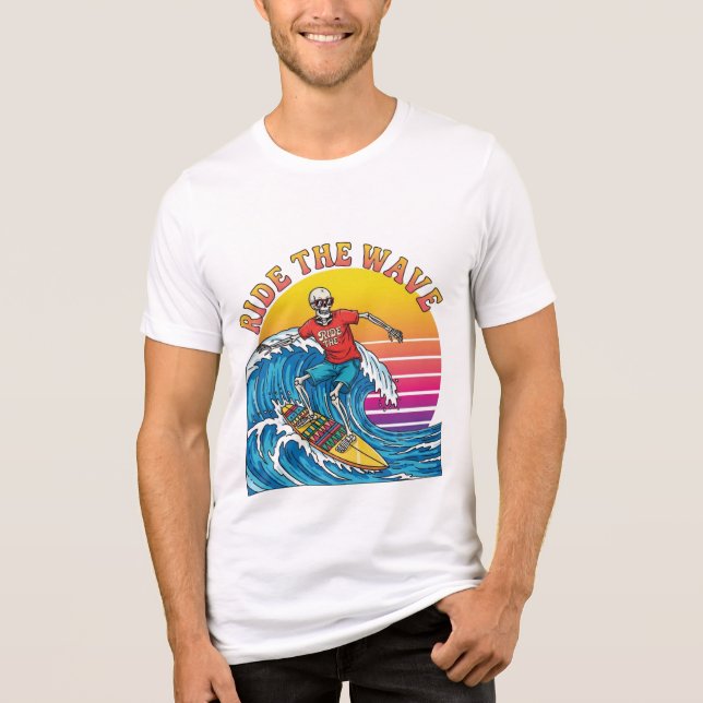 Surf do esqueleto, cavalgando a onda | Legal Summe (Frente)