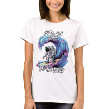 Surf espacial sem camisa limitada