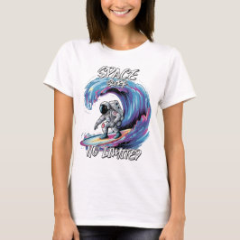 Surf espacial sem camisa limitada