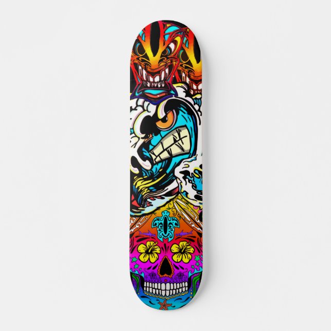 Surf Moana Kai Compro Skateboard "Mash" (Frente)